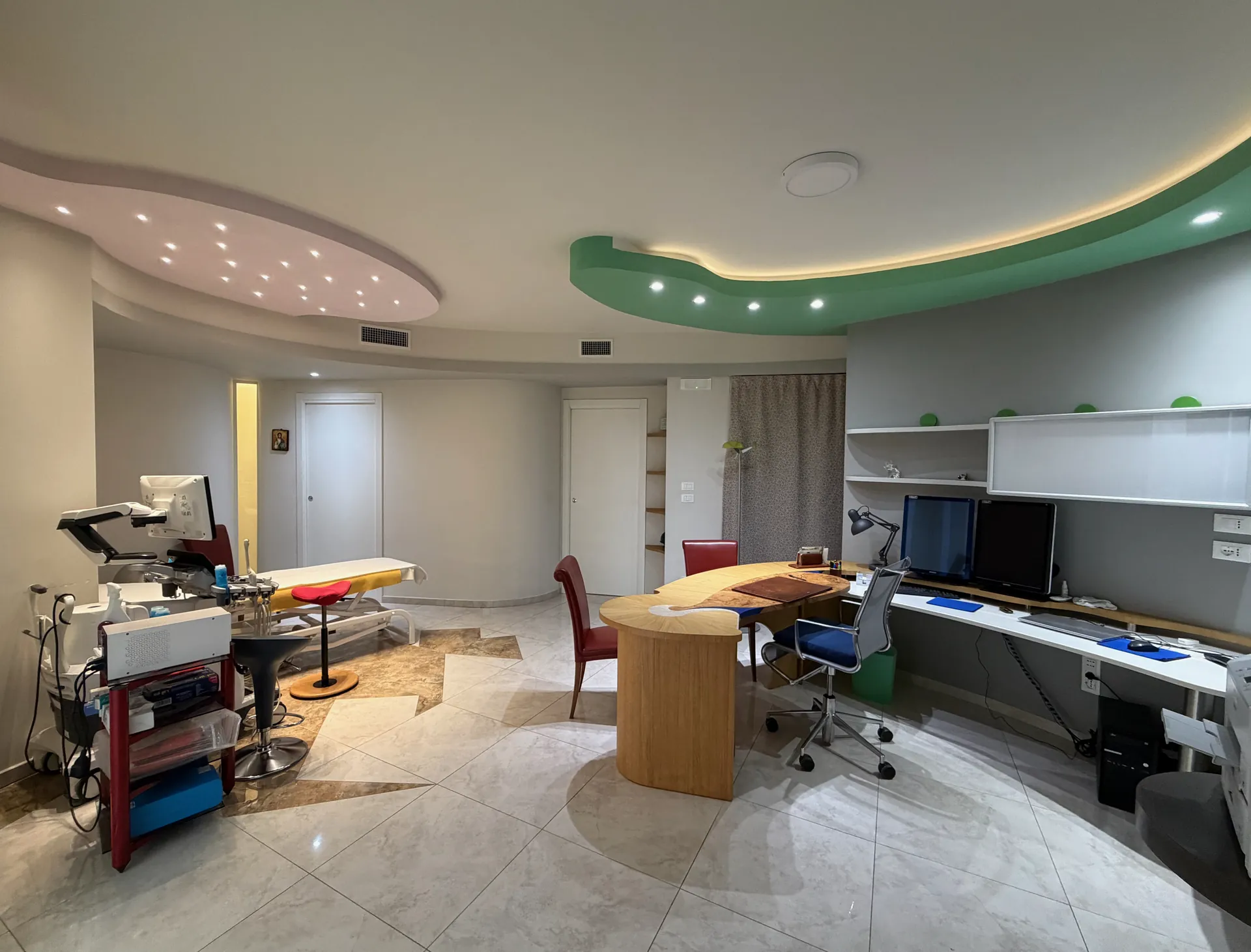 Sala ecografica Centro Diagnostico Cerimele Pescara